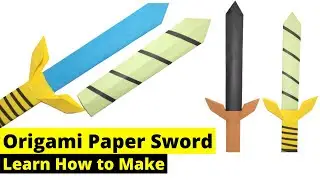 How to make Origami Paper Sword | Paper Sword Easy | Ninja Sword Tutorial