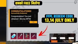 FREE FIRE REDEEM CODE TODAY 13 JULY | FREE FIRE REDEEM CODE | FF REDEEM CODE TODAY