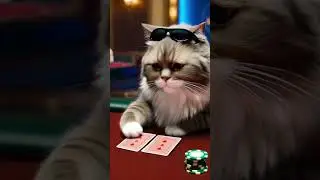 Sun AM Cat Giggles    Fluffy Cats Play Poker Pt 2  @KennyRogersOfficial