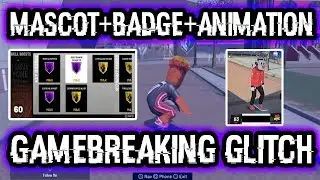 NBA 2K19 MASCOT + MAX BADGES + ANIMATION TRANSFER GLITCH! GAMEBREAKING DENSKI CERTIFIED! WITH STEPS!