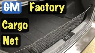 2012 - 2020 Chevrolet Sonic Factory Cargo Net GM Factory Accessory Installation