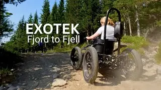 Exotek - From Fjord to Fjell with the ExoQuad!  FPV Shots | Next to time mountain peak!?