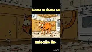 Mouse vs classic cat#funny#jerry #tom