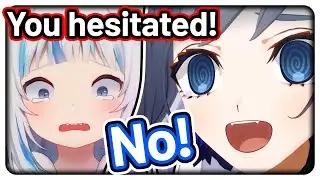 When Kronii says something nice to Gura 【Hololive EN】