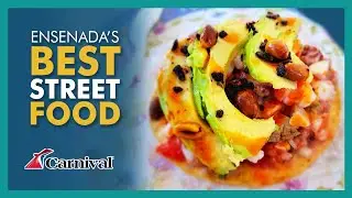 Ensenada Street Food Adventure | Seafood Ceviche Tostadas & Cocktails | Cruise Port Food