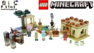 LEGO Minecraft 21160 The Illager Raid - Lego Speed Build Review