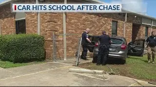 Police: Palestine man arrested after fleeing from officers, crashing into elementary school
