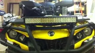 light bar installed on can am outlander