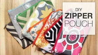 DIY Zipper Pouch Sewing Tutorial