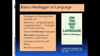 Heidegger on Language