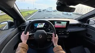 The NEW Renault 4 e-tech - POV Test Drive Cold Weather