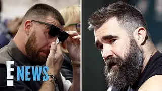 Travis Kelce CRIES as His Brother Jason Kelce Announces NFL Retirement | E! News