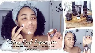 K- Beauty , Friday First Impression| Mizon Snail Repair Skincare Review | UNVEILING NAAVA  2021
