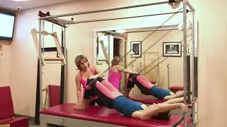 Rolling Stomach Massage Aerial Exercise on the Cadillac with Simona Cipriani