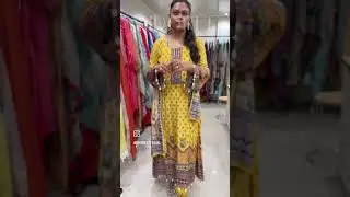 Yellow A- line Anarkali #ootd #fyp #fashion #indianfashion #ytshorts #anarkali #yellow #mirrorwork