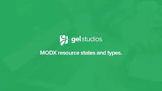 MODX Resource States and Types