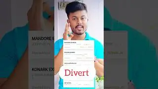 Train Divert Ho jaye to kya kre ? #indianrailways #railway #train #diverted #ytshort #newshort