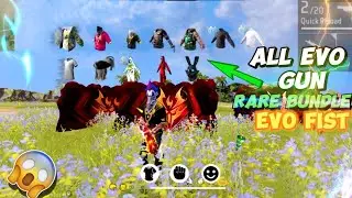 Free Fire All Evo Gun || All Emote First Skins | Rare Bundle | 😱 Free Fire Craftland Map Code 🤔