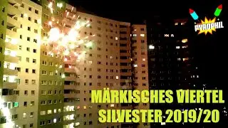 MÄRKISCHES VIERTEL | Silvester 2019/20 | Feuerwerk | Berlin | HD