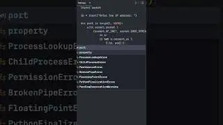 Simple Port Scanner in Python 🐍 | #shorts #python