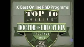 10 Best Online PhD Programs for 2016 | OEDb.org