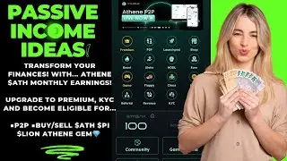 HOW TO EARN MONTHLY INCOME FROM CRYPTO ATHENE P2P BUY SELL PI