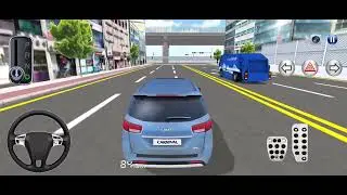 New blue Kia Carnival For Parking - 3d Driving Class android game || Car Game #gameplay #cargames