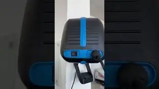 ABAC Wall Mounted Portable Air Compressor with 10m Hose and Blow Gun.