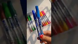 DOMS BRUSH PENS-14 SHADES  #unboxingreviews  #shorts #crativity