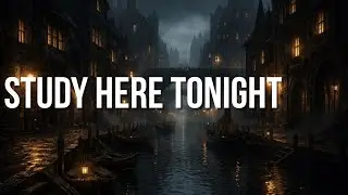 Study in a Dark Fantasy City 🌙 | Inspired by Six of Crows | Cozy Night in Ketterdam