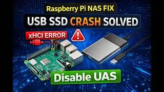 Fix Raspberry Pi 4 USB SSD Crashes (OMV) | Disable UAS & Stop xHCI Errors