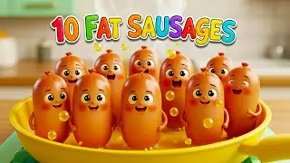 10 fat sausages sizzling in the pan song