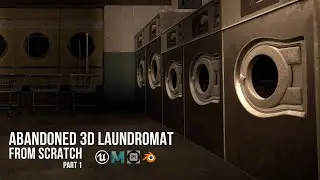 Building an Abandoned Laundromat in Unreal Engine | 2-Month 3D Environment Timelapse