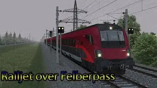 Met de Railjet over de Felberpass - Train Simulator 2018