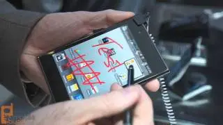 LG Optimus Vu smartphone/tablet hybrid video demo