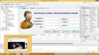 How to insert data from form to table with java programming