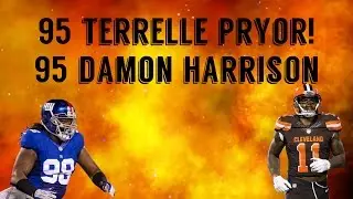 95 Terrelle Pryor Sr  95 Damon Harrison! - Madden 17 MUT