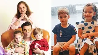 Karan Johar's BEAUTIFUL Moments With Mother Hiroo Johar And Kids Roohi And Yash | Mothers Day 2020