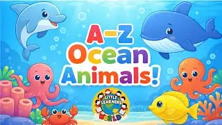 🌊🐠 Dive into the Ocean from A to Z! 🐋🐙Guess the shadows, meet amazing sea animals! ✨