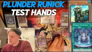 Doing Test Hands with my Plunder Patroll Runick Deck