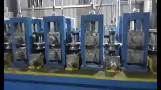 ERW high frequency carbon steel pipe making machine+8615233178978
