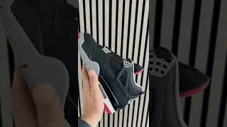 JORDAN 4 BRED a legend, reimagined. Nubuck or leather? #Jordan4