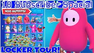 Fall Guys Locker Tour (10 Subscriber Special)