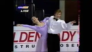 Anjelika Krylova & Oleg Ovsyannikov RUS - 1995 European Figure Skating Championships Original Dance
