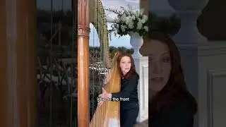 Elegant Processional Harp Cover Transition: Bridal Party to Bride's Song