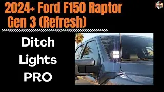 2024 Ford F150 Raptor Gen 3 Ditch Lights PRO  | Full Install by M&R Automotive