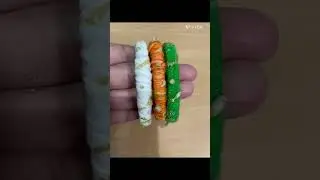 Tiranga Chudi Making 🇮🇳 | Handmade Homemade Bangles | Republic Day Special#trending#chudiyan#diy#yt