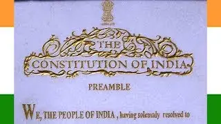 The preamble to the Indian Constitution