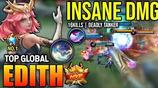 EDITH BEST BUILD 2023 | TOP GLOBAL EDITH GAMEPLAY | MOBILE LEGENDS✓