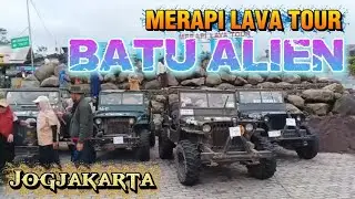 BATU ALIEN MERAPI #LAVA TOUR BATU ALIEN JOGJAKARTA # Wisata Batu Alien # Merapi Lava Tour Batu Alien
